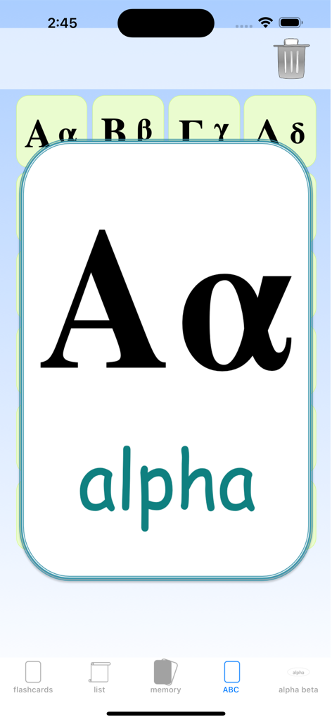 another Greek Alphabet - Reference App | MWM