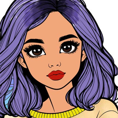 realistic girl whith cute eyes