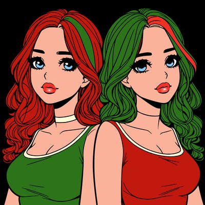 realistic twin sisters