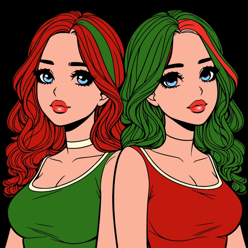 realistic twin sisters