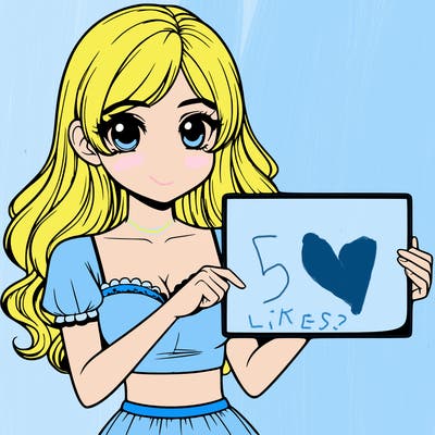 realistic pretty girl holding blank sign