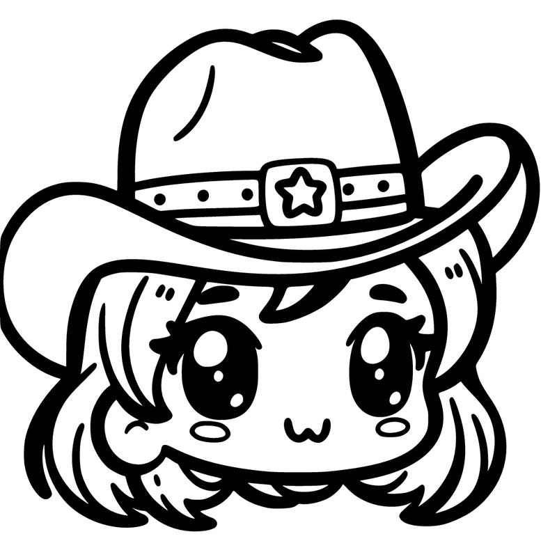 cow girl hat