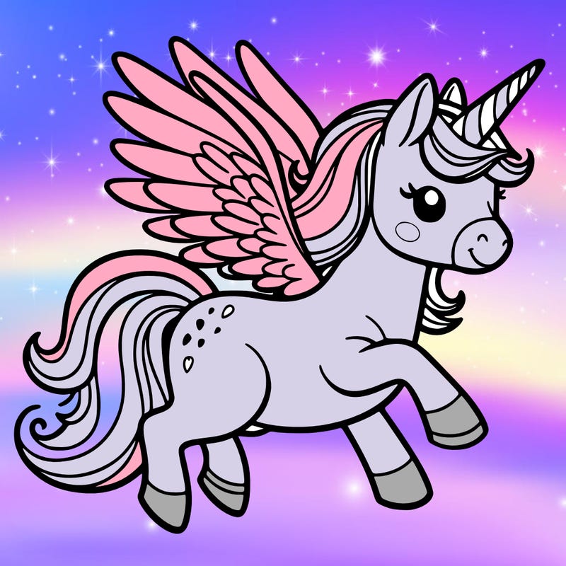 unicorn with wings
