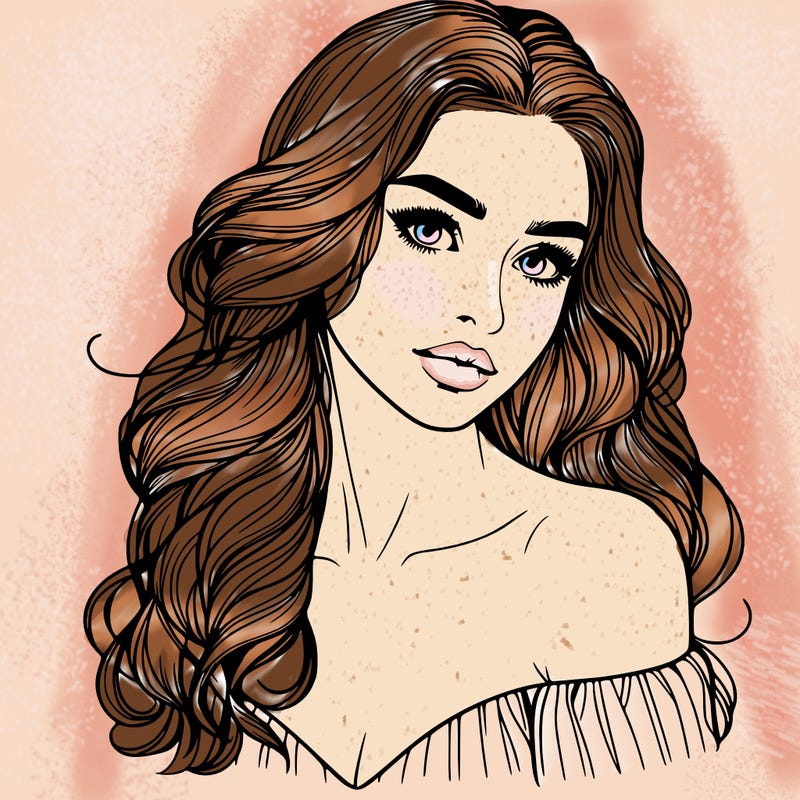 beautiful realistic girl