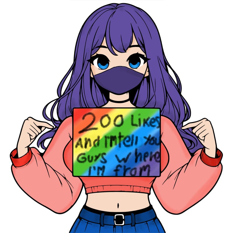 girl holding a blank sign in a long sleeve crop top