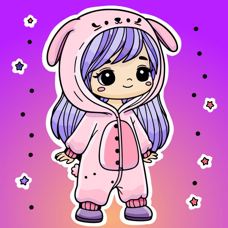 girl in onesie