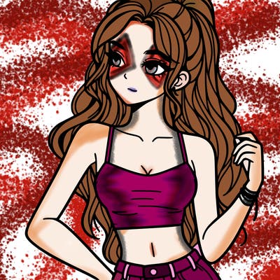 girl in crop top