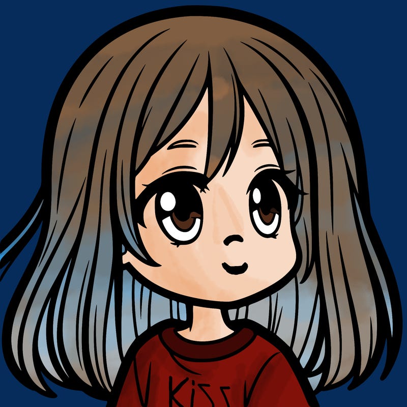 straight haired girl