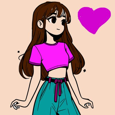 girl in a cute crop top