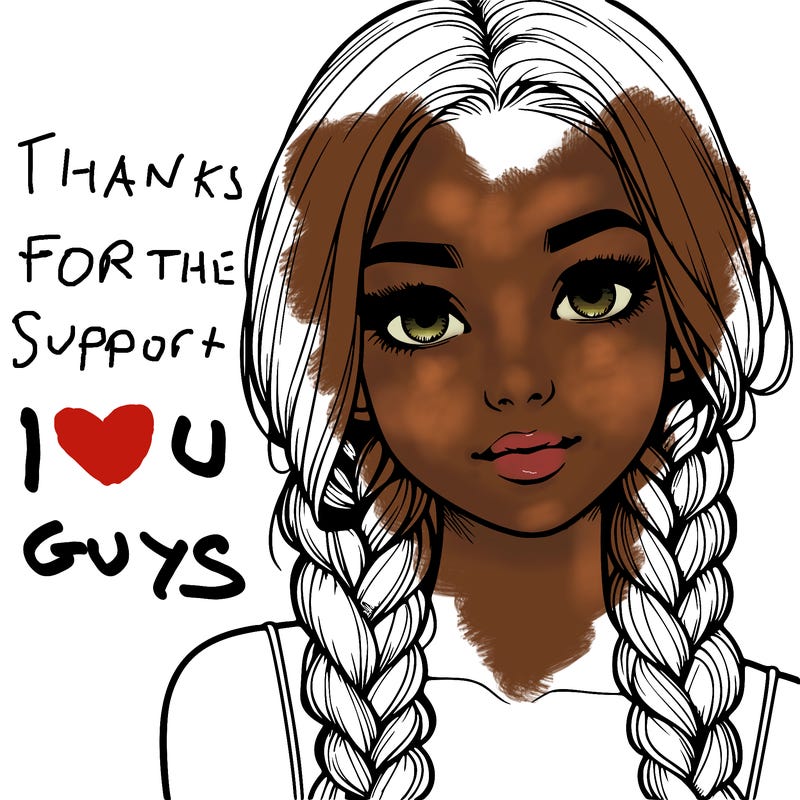 realistic girl with braids