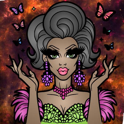 glam drag queen