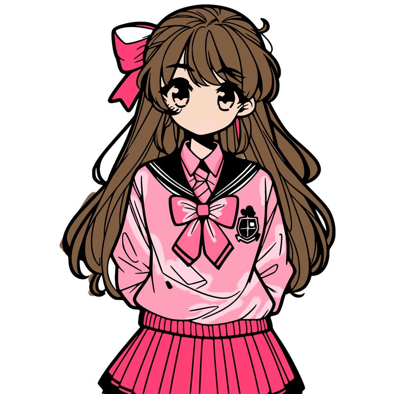 preppy anime girl