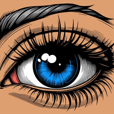 realistic eye