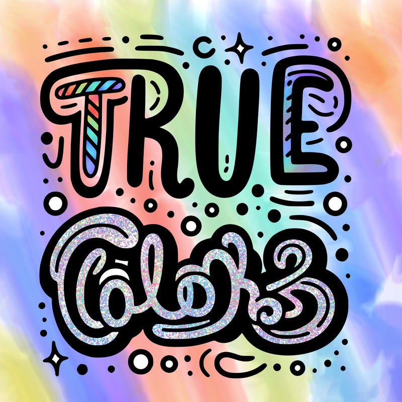 "true colors" written