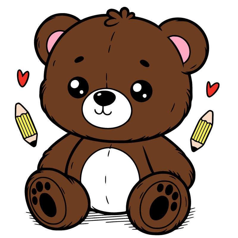 cute fluffy teddy bear