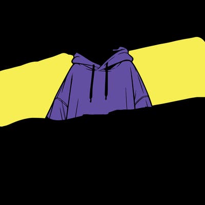 realistic girl with a oversized sweatshirt on and a bun