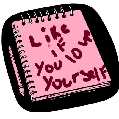 a blank sketch pad