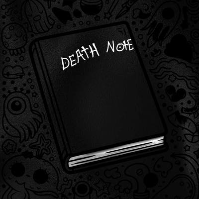 a blank book cover