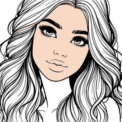 beautiful realistic girl