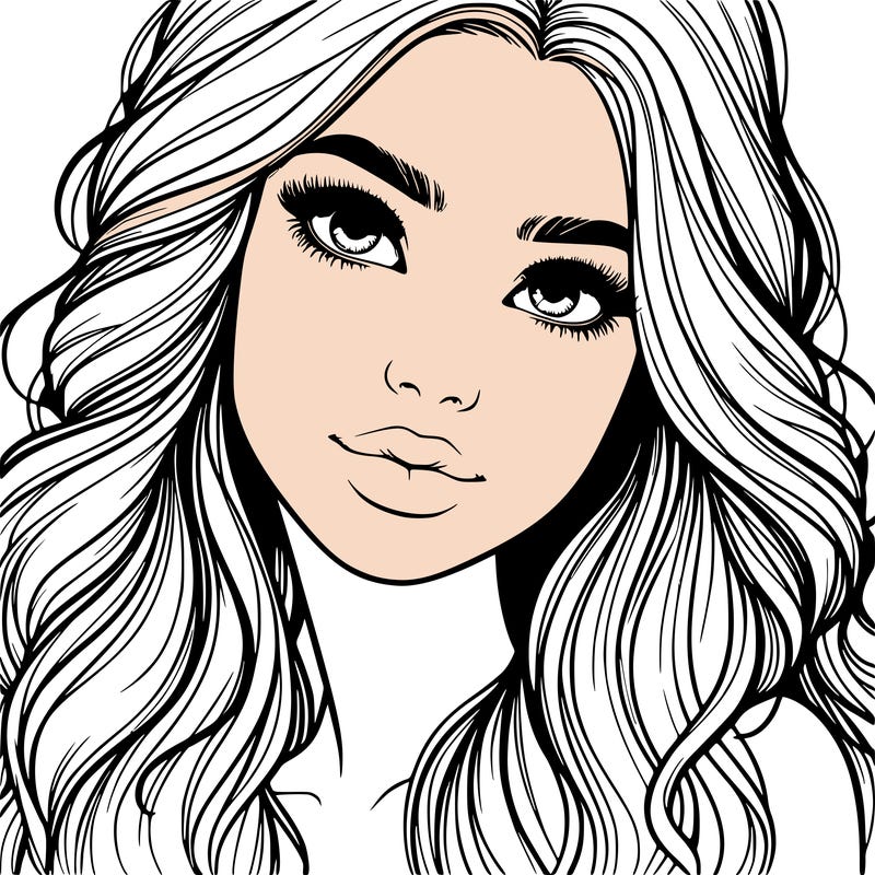 beautiful realistic girl