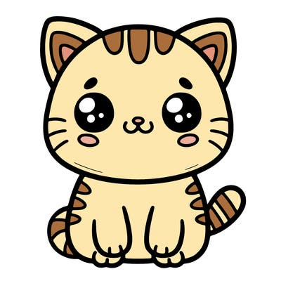 cute cartoon cat