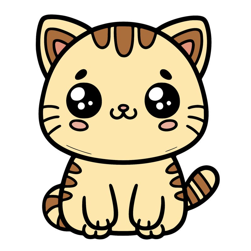 cute cartoon cat