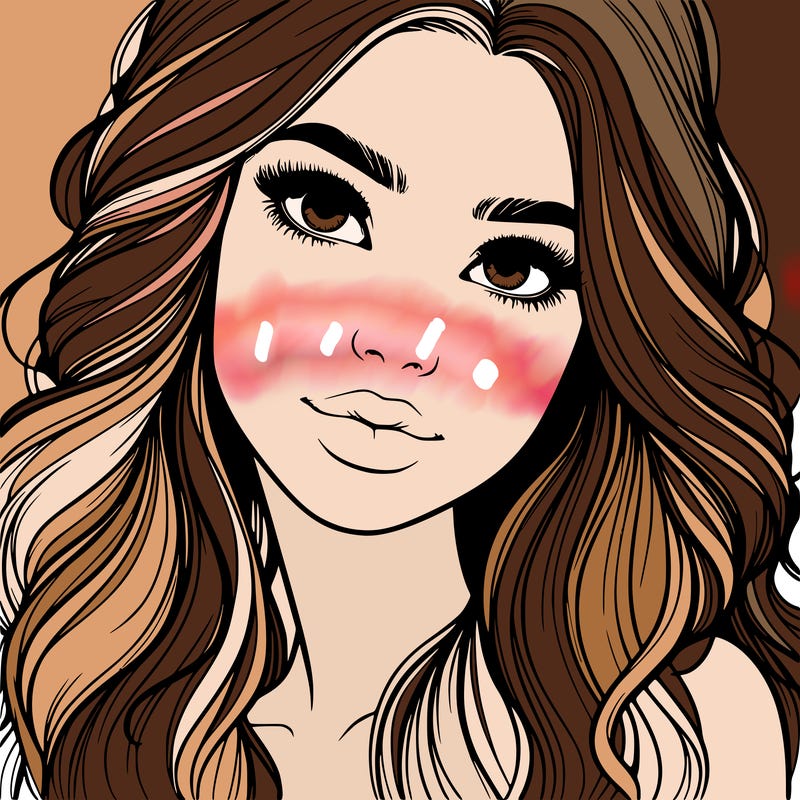 beautiful realistic girl