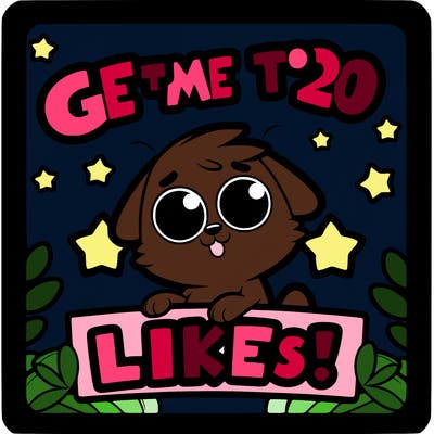 get me to 20 likes!