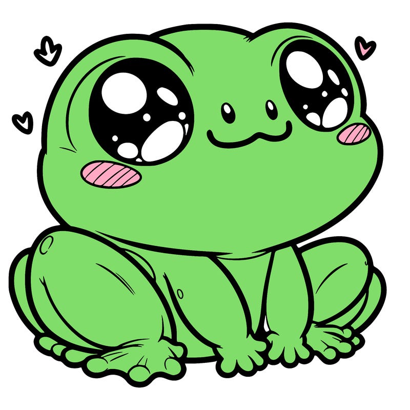cute frog person realistic