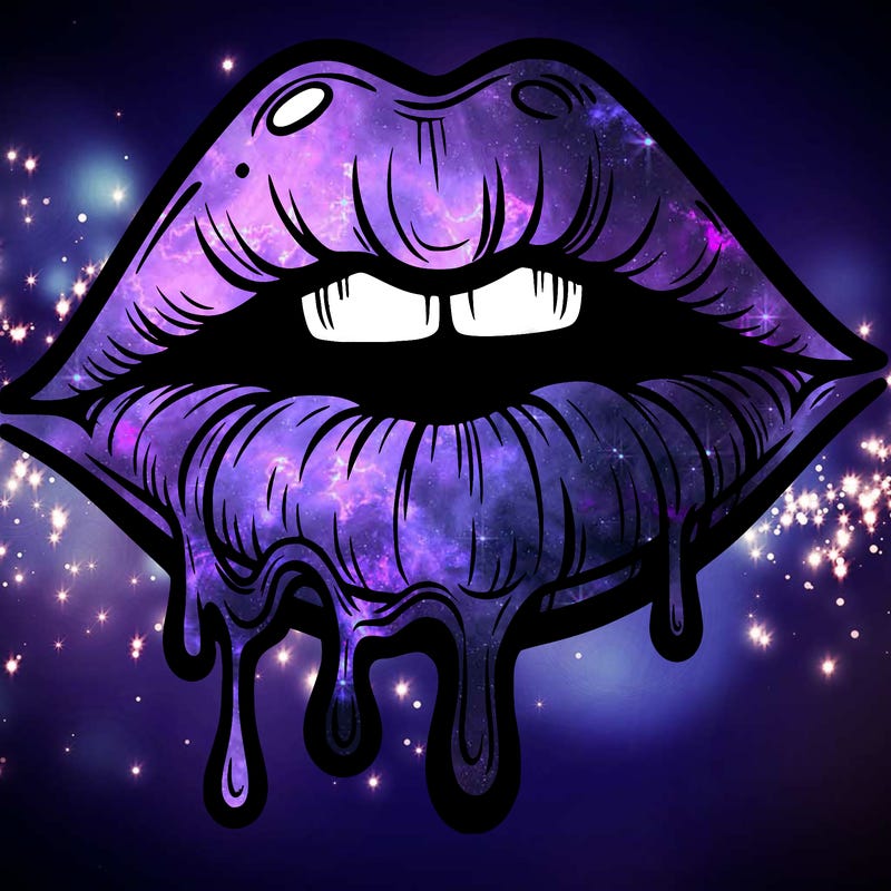 lips that look realistic and drip