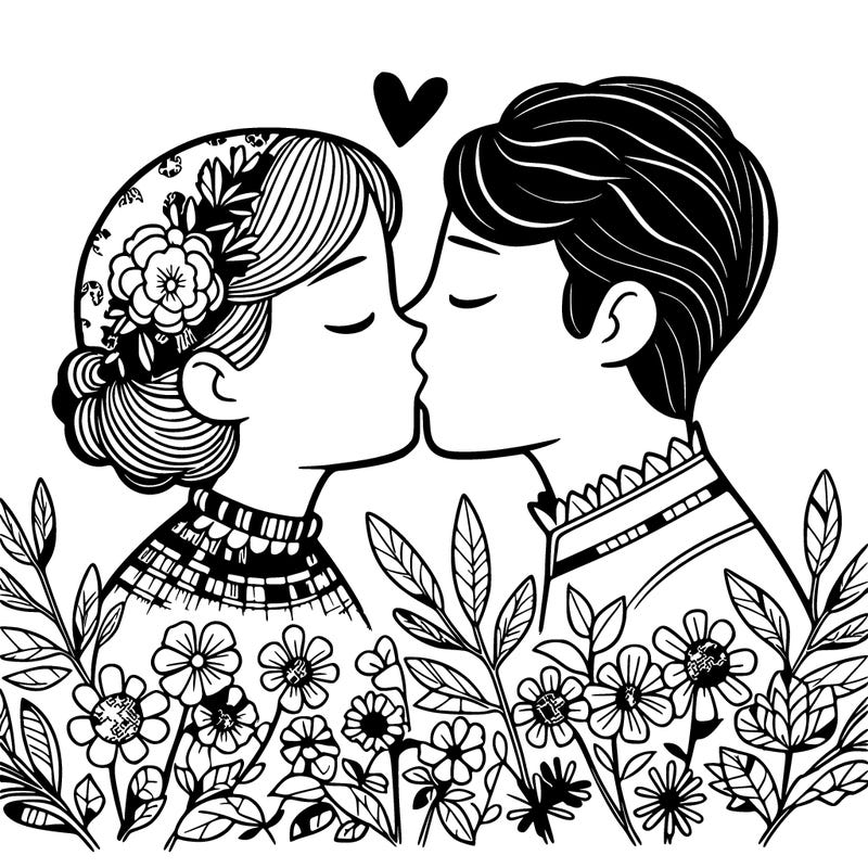 kissing
