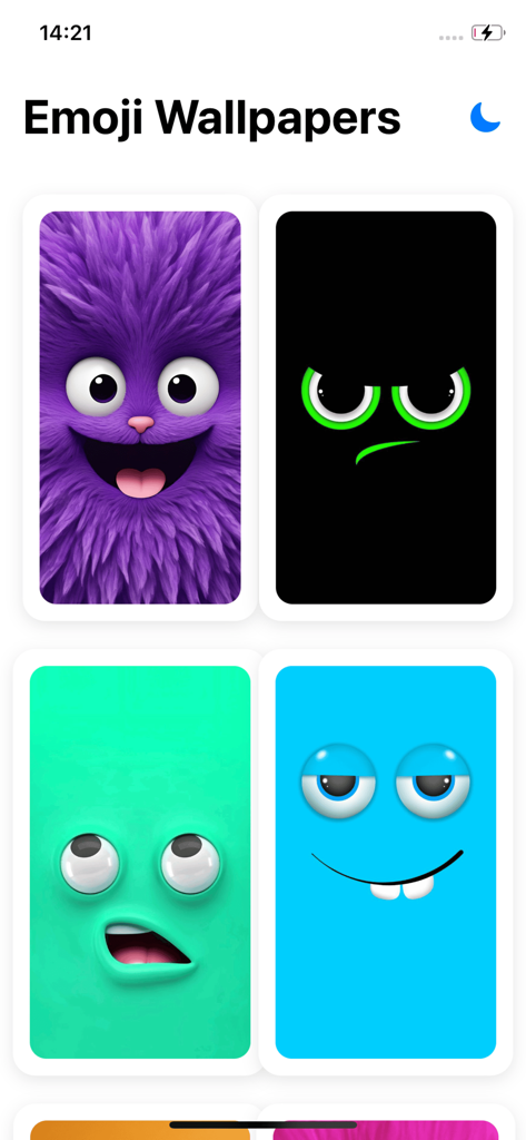 Una colección de fondos de pantalla coloridos y expresivos con temática de emoji para la personalización del iPhone.