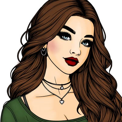 detailed realistic girl