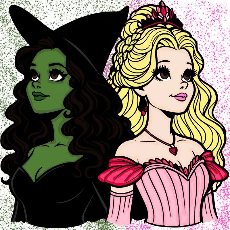 'elphaba and glinda (realistic)