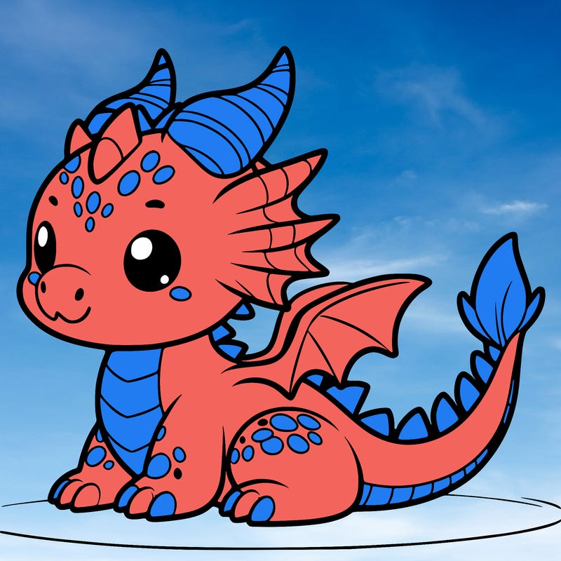 a dragon cute