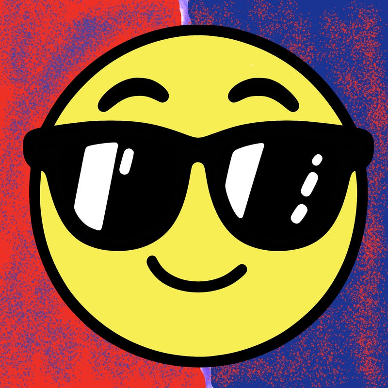 emoji with sunglasses