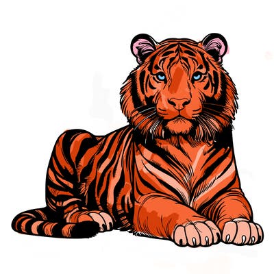 realistic tiger