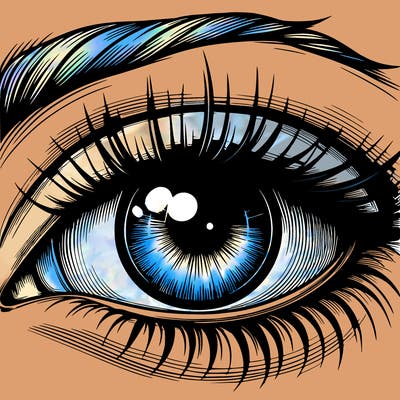 realistic eye