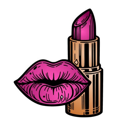 lips and lipstick