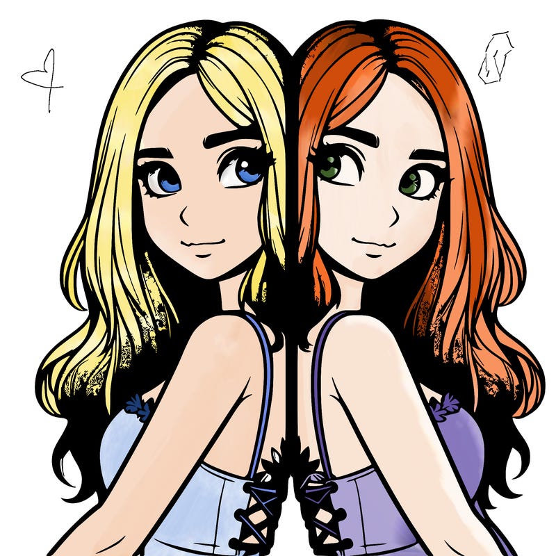 a realistic girl split