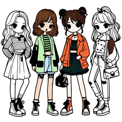 girls with fashion