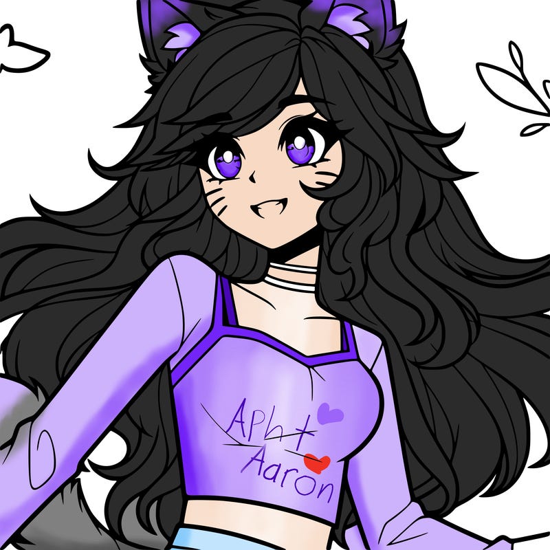 aphmau cat wolf human girl