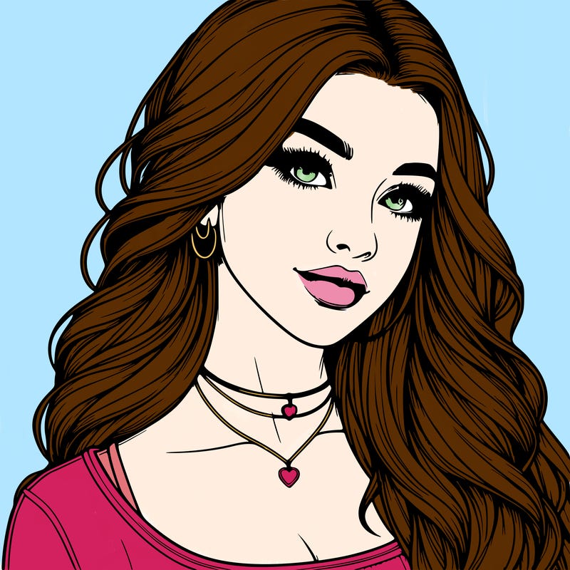 detailed realistic girl