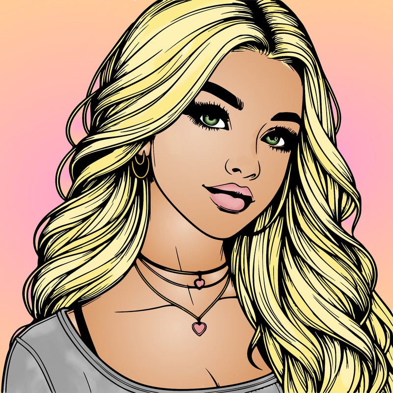 detailed realistic girl