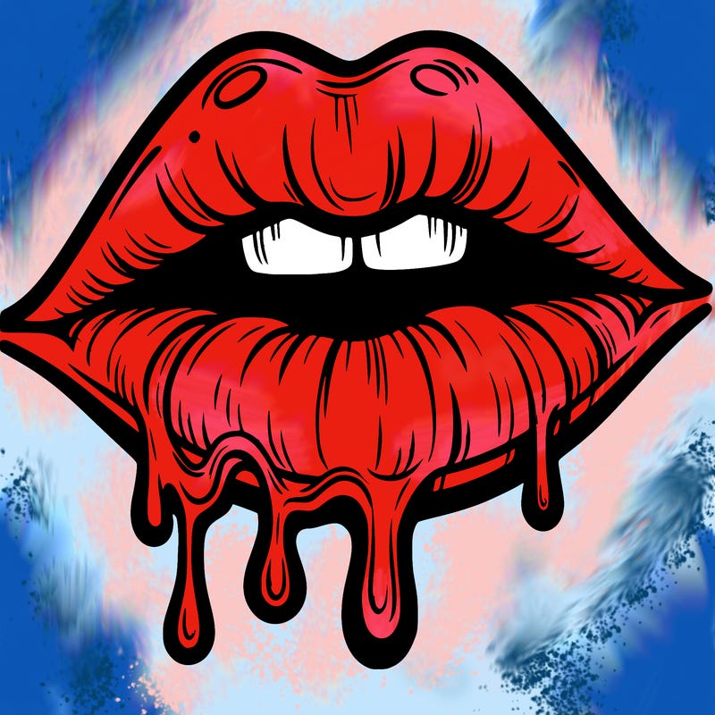 lips that look realistic and drip