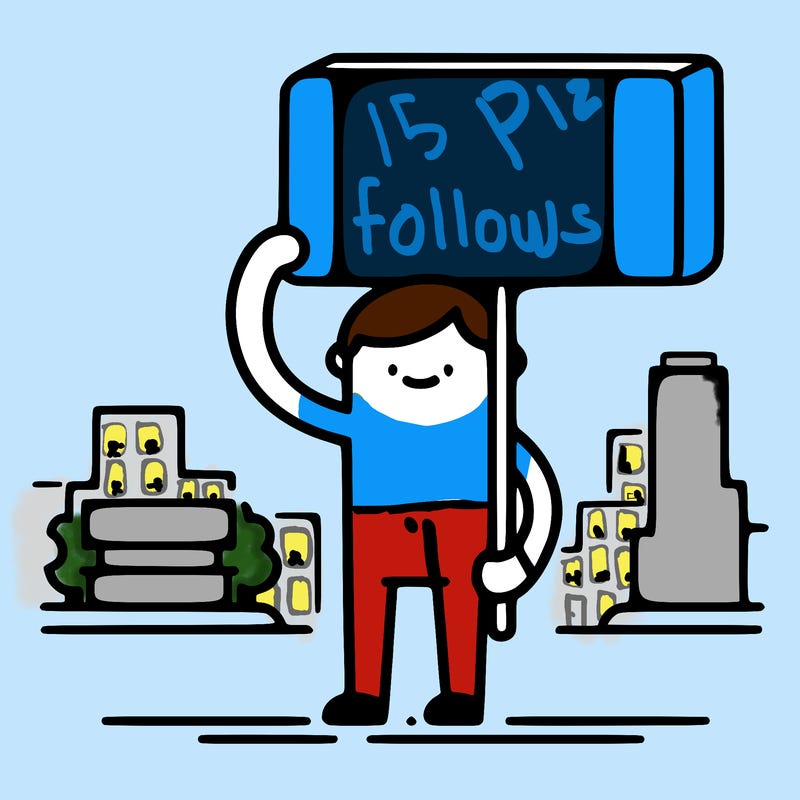 man holding up a sign, standing