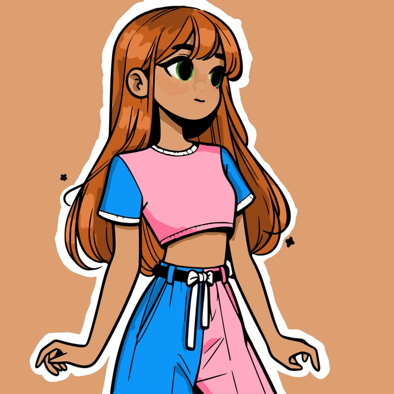 girl in a cute crop top