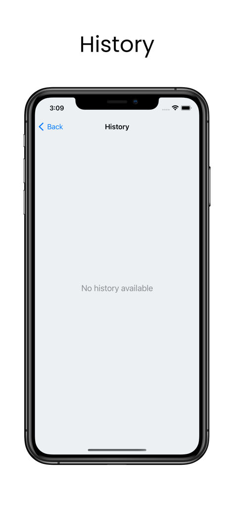 Seal - Instant Video Repost - Seal app history screen with no history available message