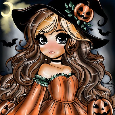 realistic girl halloween