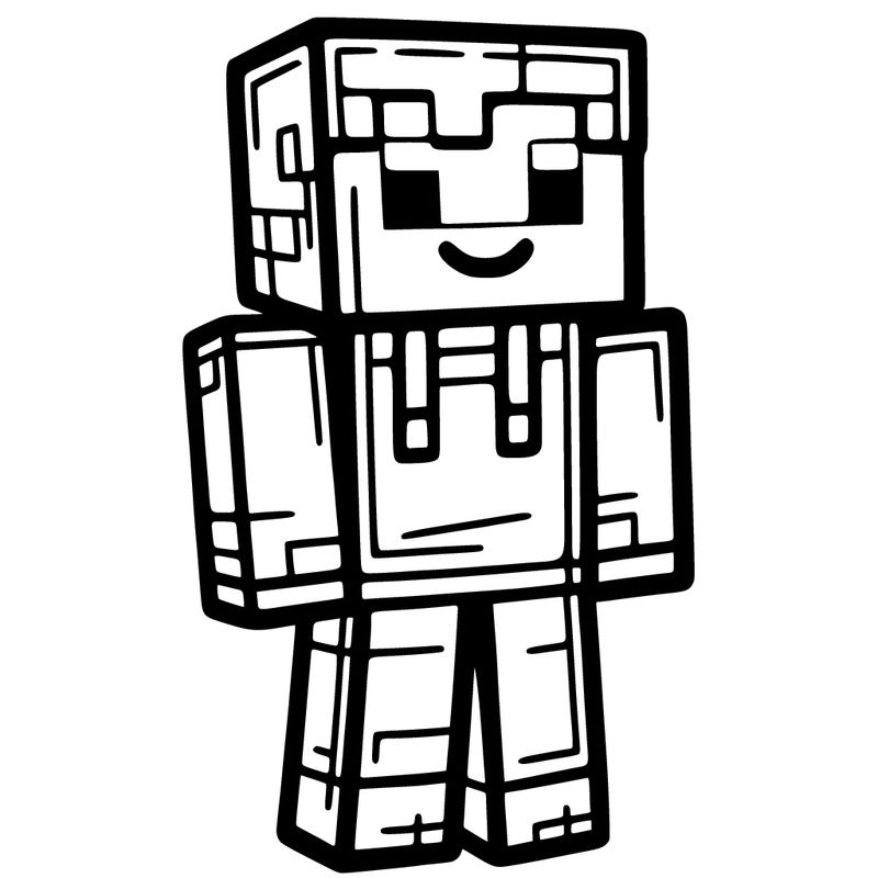 easy minecraft drawing